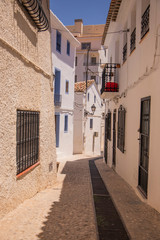 old cobbled street of Altea