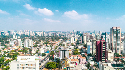 Vista Aérea avenida Rebouças São Paulo - Brasil  