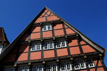 Ein Fachwerkhaus in Osnabrück