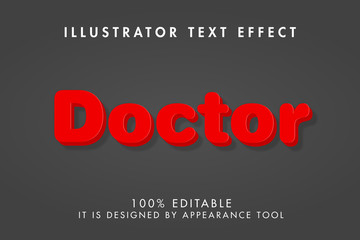 Doctor 3d Text Effect and Editable Text.