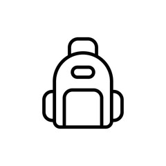 Backpack icon vector design template