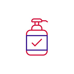 antiseptic vector color isolated on white background