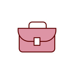 brief case icon vector design template