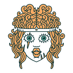 human barbarian character illustration