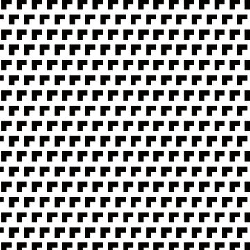 Textura de cuadrados negros sin una esquina