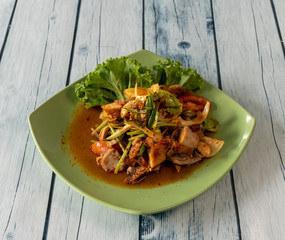 Mixed Thai Food Dishes 