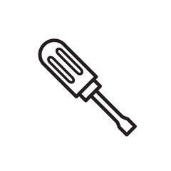 screwdriver icon vector design template