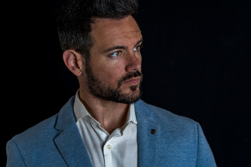 Fototapeta premium Hombre mirada