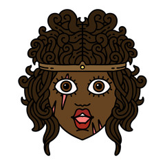 human barbarian character illustration