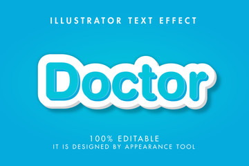 Doctor 3d Text Effect and Editable Text Effect. 