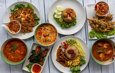 Thai Food Mixed Dishes 