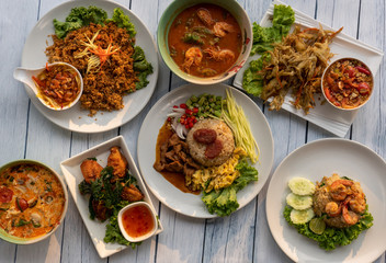 Thai Food Mixed Dishes 
