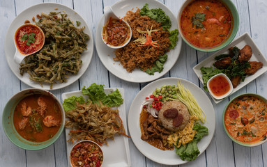 Thai Food Mixed Dishes 