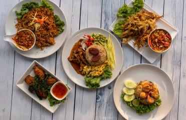 Thai Food Mixed Dishes 