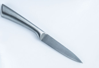 Cutlery knife on a white background