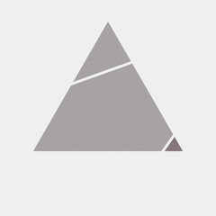 Mondrian style art colorful logo design illustration