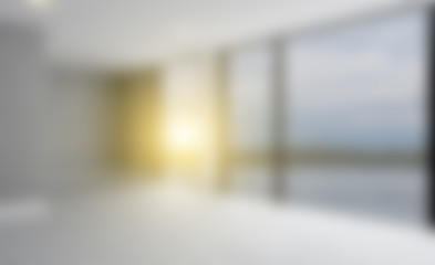 Meeting room in shades of gray. Open space. Great office. Sunset.. Unfocused, Blur phototography