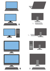 パソコンのセット