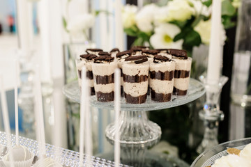 Wedding reception party candy bar