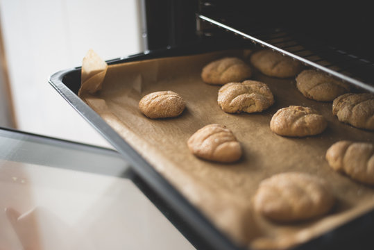 Galletas reci&eacute;n salidas del horno
