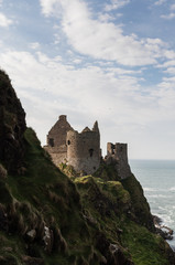 Dunluce castle in Northern Ireland