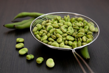 Fèves fraîches