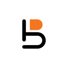 Initial letter B, B  Letter Logo Template vector icon illustration