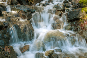 Mountain waterfall