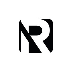 RR R letter logo design