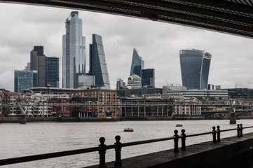 Iconic view of the City of London
