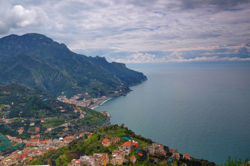 Fototapeta na wymiar View of the Amalfi coast