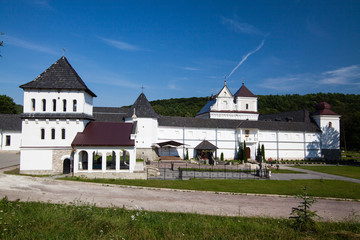 Fototapeta na wymiar Univ Holy Dormition Lavra of the Studite Rite, Univ, Lviv region, Ukraine