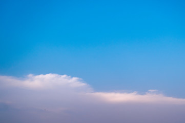 Beautiful Clear Blue Sky at Late evening from my Balcony, No Pollution Just the Clear Sky.