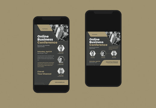 Business Conference Social Media Layout