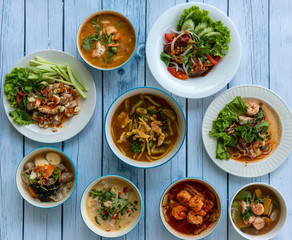 Thai Food Mixed Dishes 