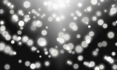 Abstract bokeh light black background