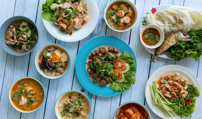 Thai Food Mixed Dishes 