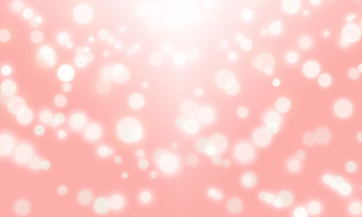 Abstract bokeh light pink background