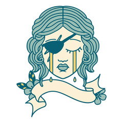 human rogue character face illustration