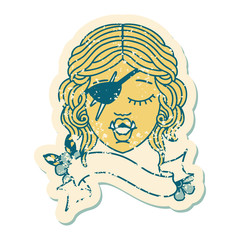 orc rogue character face illustration