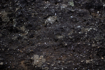 Black soil earth dirt texture background