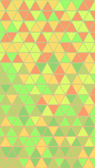Fototapeta na wymiar abstract triangle background in orange and green tones
