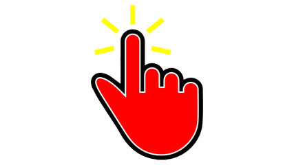 Obraz premium Finger click selection ready to be used in your professional projects