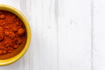 Obraz na płótnie Canvas Bowl with paprika for cooking