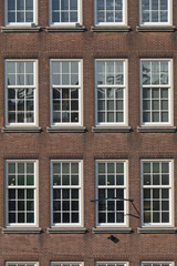 Classic Style House Windows in Amsterdam Netherlands