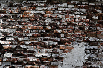 wall, fortification, partition, old, red
