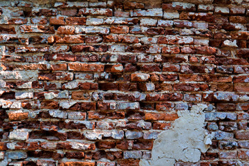 wall, fortification, partition, old, red
