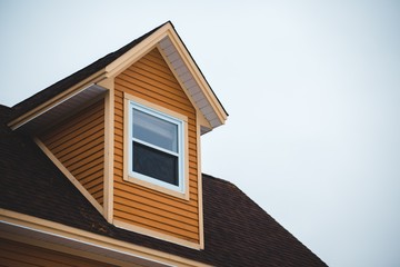 house on a roof
