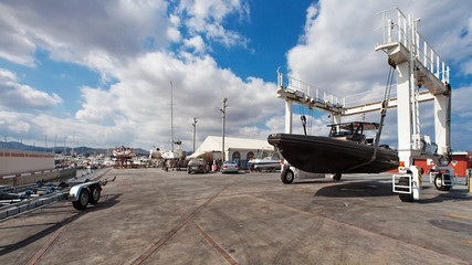  Sports marina on the White Island of Ibiza, restaurants and facilities for luxurious life on the white island of Ibiza.