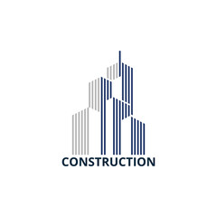 Building, Construction, Real Estate Logo Template Vector Icon.